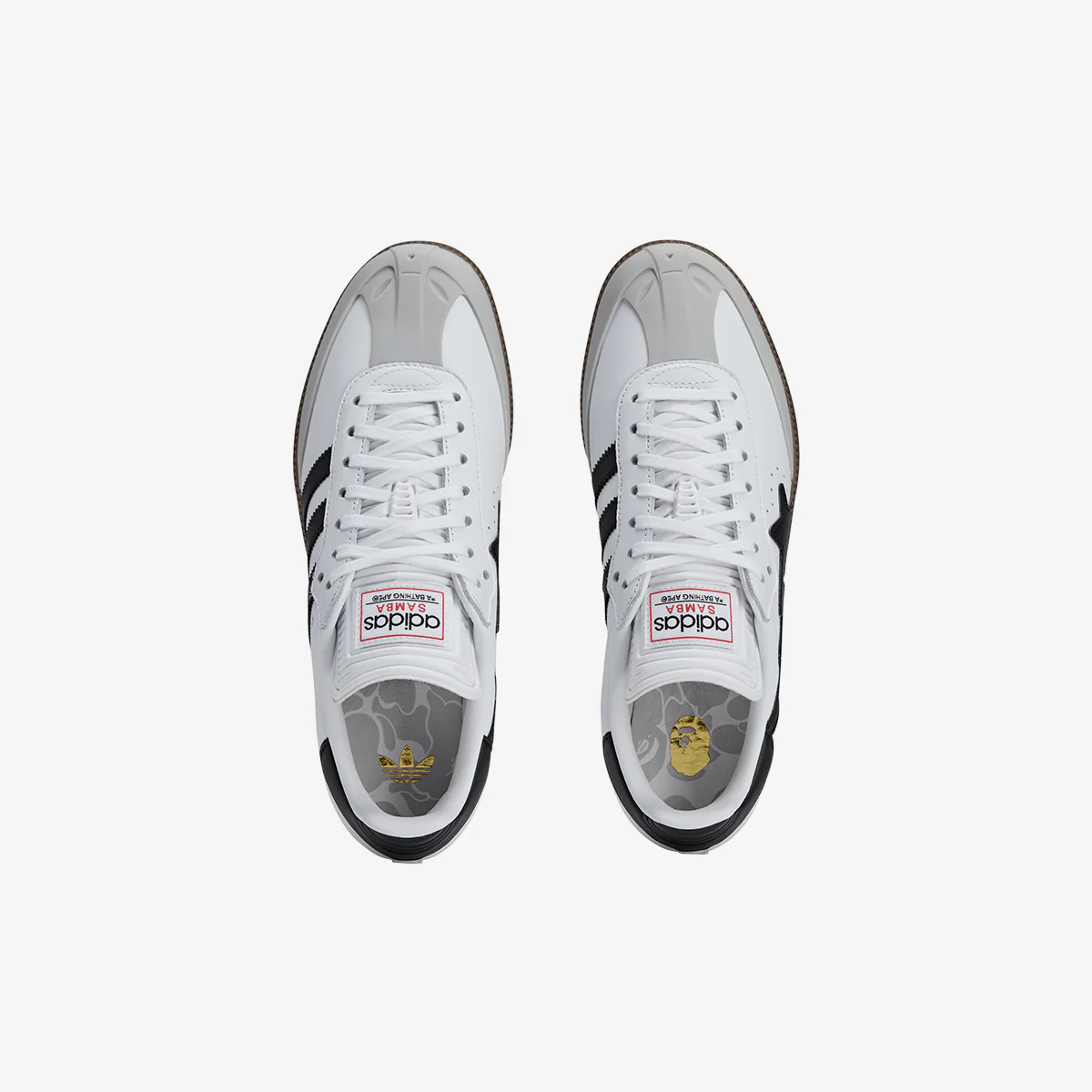 adidas Samba Bape 'White Black Gum' - Image 3