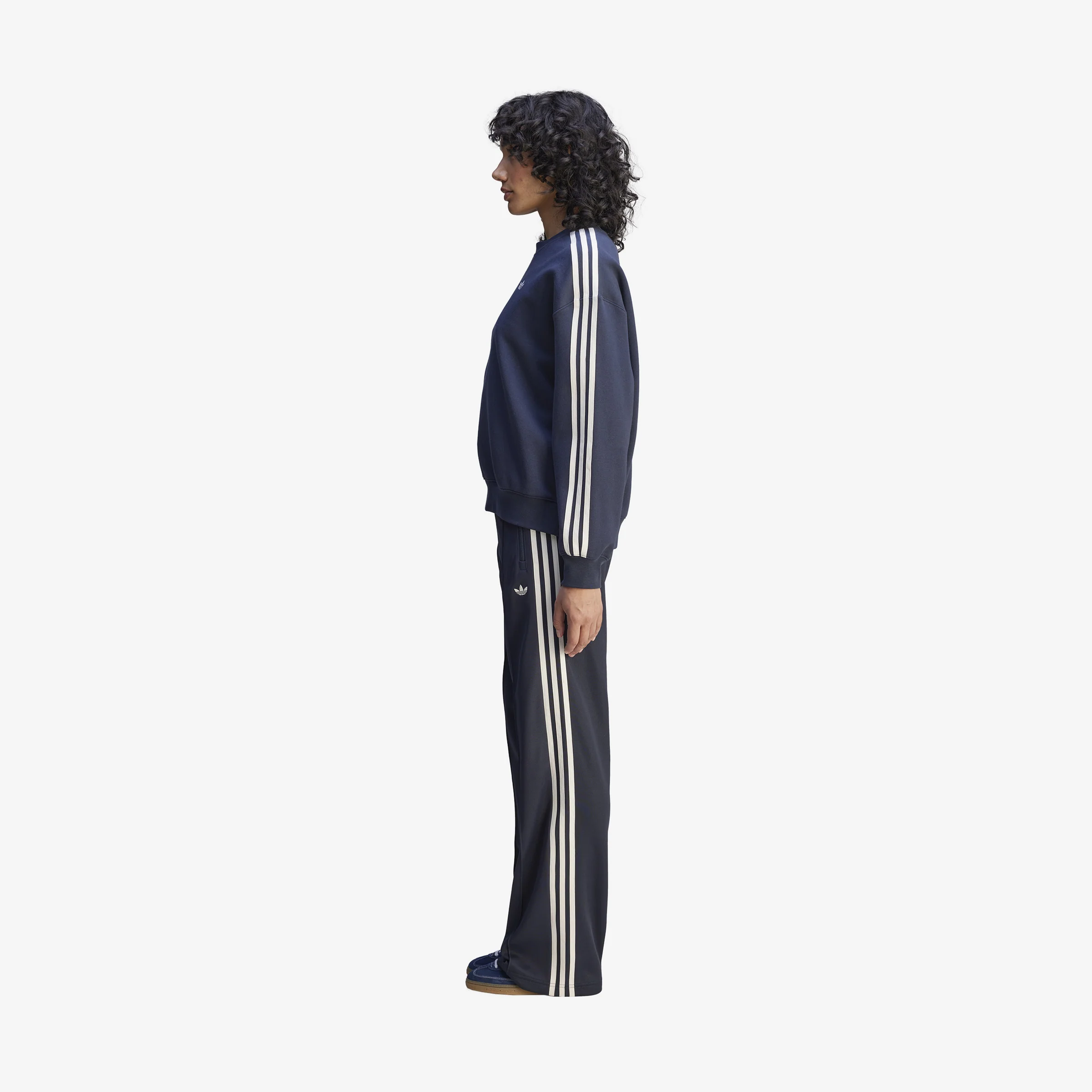 Women's adidas x Sporty & Rich Track Pants 'Blue' - Image 4